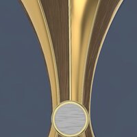 Der gerenderte Pokal-Entwurf