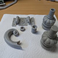 SLA gedruckte Detailsornamente